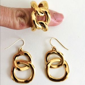 Oro Nuovo ring and earrings